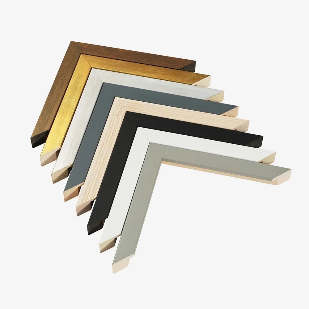 Classic framed canvas colour range